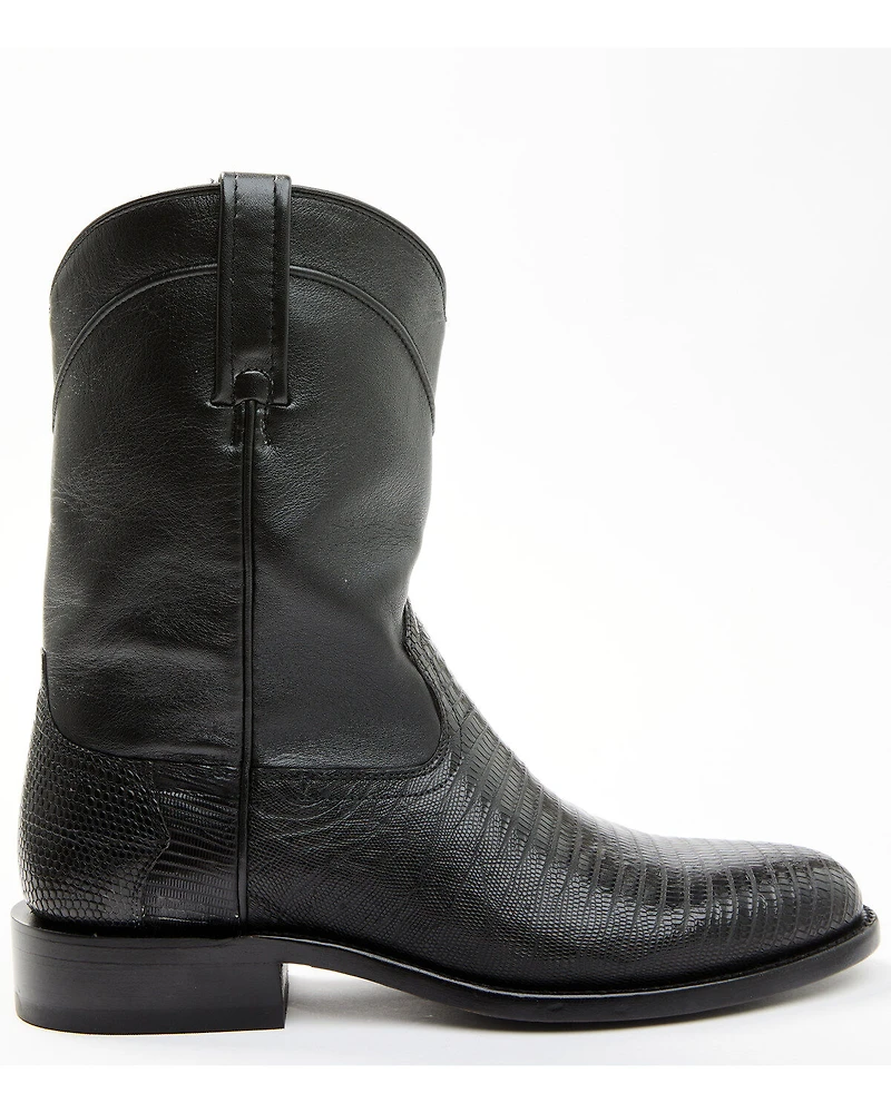 Cody James Black 1978® Men's Carmen Exotic Teju Lizard Roper Boots - Round Toe