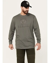 Hawx Men's Long Sleeve Graphic Work T-Shirt