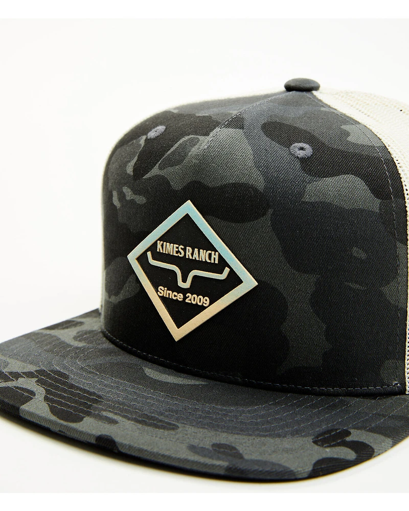 Kimes Ranch Men's Diamond Dogs Camo Mesh Back Ball Cap