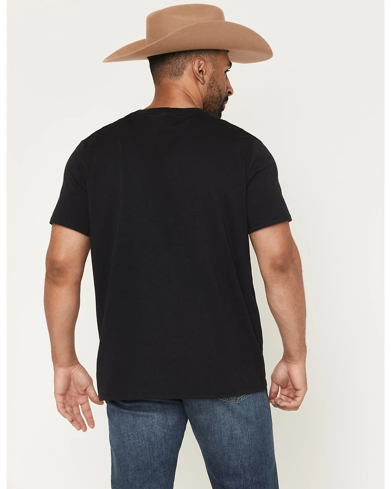 Rock & Roll Denim Men's Bronco Rider Short Sleeve Graphic T-Shirt