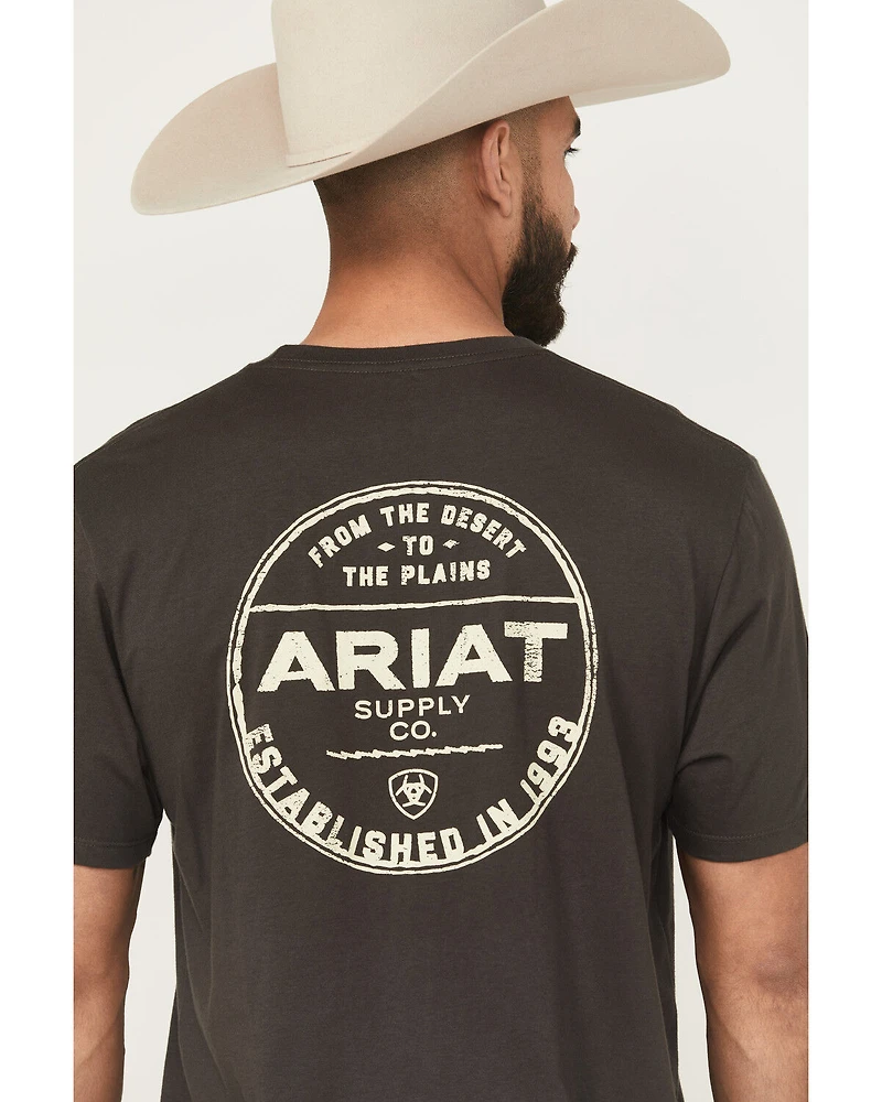 Ariat Men's Explore Circle Logo Short Sleeve Graphic T-Shirt