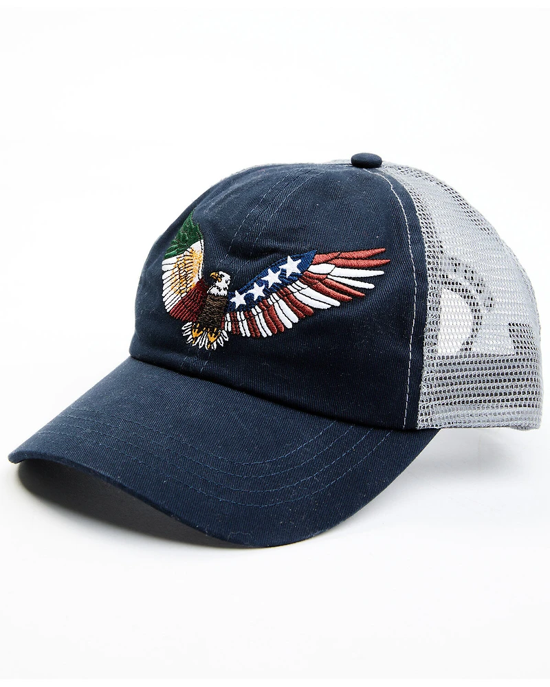 Cody James Men's Mexico & American Eagle Embroidered Ball Cap