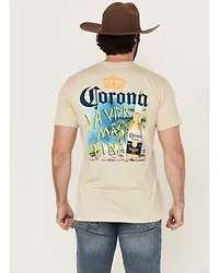 Changes Men's Corona La Vida Mas Fina Short Sleeve Graphic T-Shirt