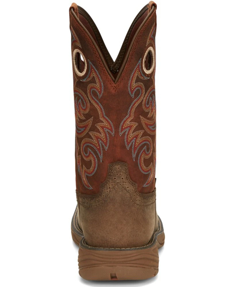 Justin Men's Rush Western Boots - Broad Square Toe