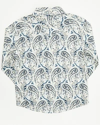 Cody James Toddler Boys' Rodeo Runway Paisley Print Long Sleeve Snap Western Shirt