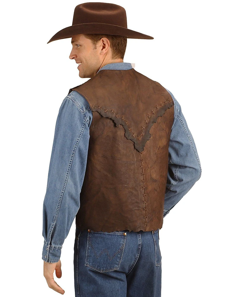 Kobler Antiqued Leather Vest