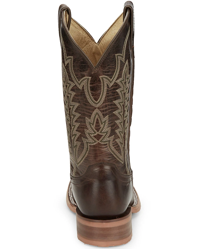 Justin Men's Lyle Umber Western Boots - Broad Square Toe