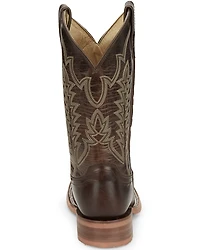 Justin Men's Lyle Umber Western Boots - Broad Square Toe
