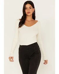 Shyanne Women's Ribbed Sweater Top
