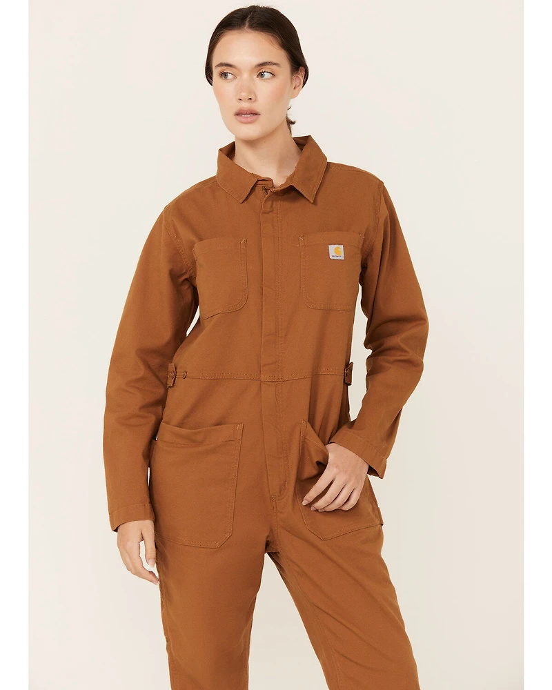 Carhartt Women's Rugged Flex® Relaxed Fit Canvas Coveralls