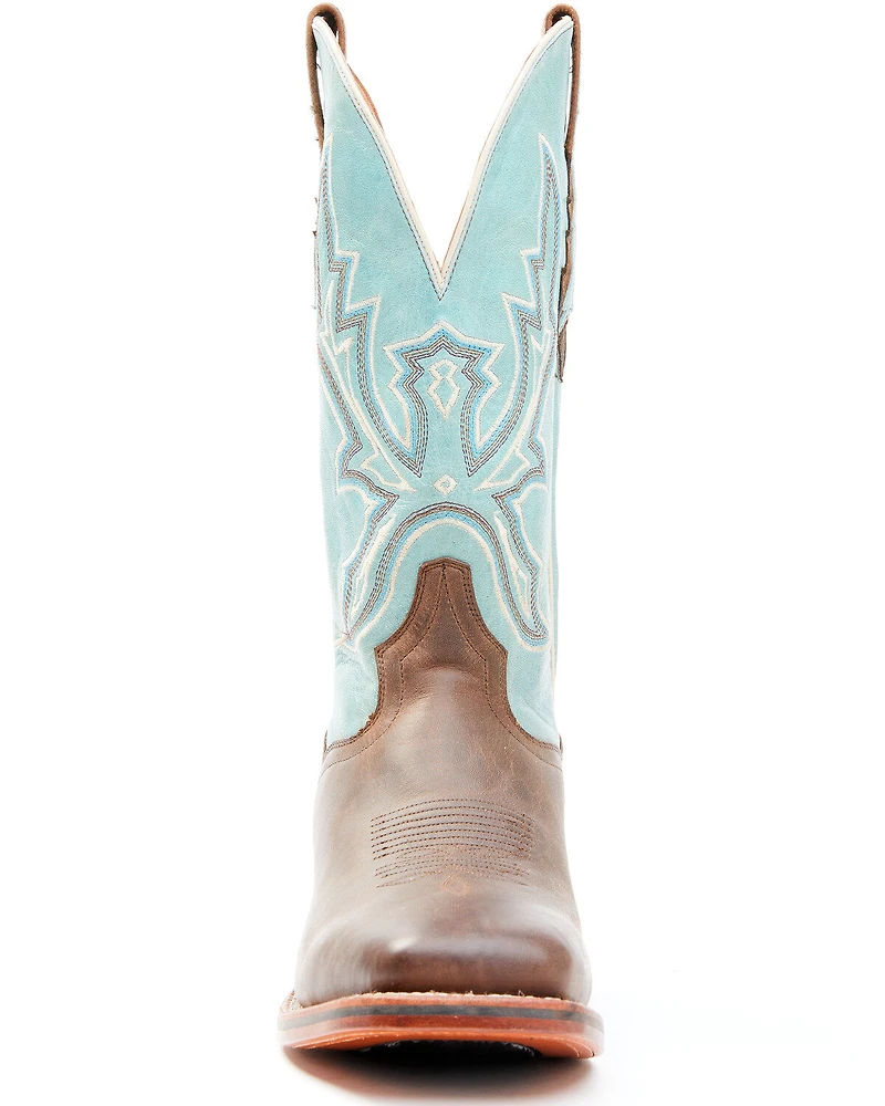 Dan Post Men's Embroidered Western Performance Boots - Broad Square Toe