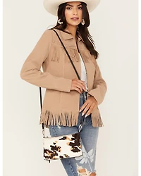 Hobo Women's Darcy Hair-On Hide Convertible Crossbody Bag