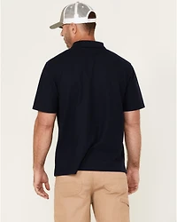 Carhartt Men's Loose Fit Midweight Short Sleeve Button-Down Polo Shirt
