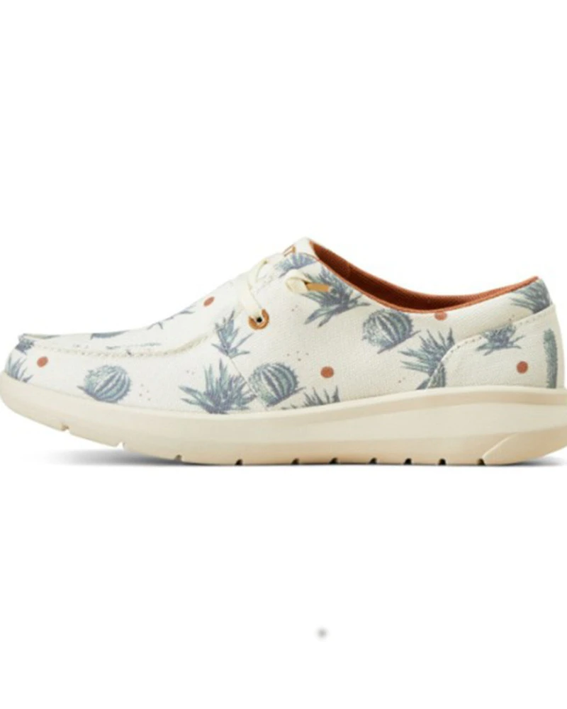 Ariat X Sendero Women's Hilo Cactus Print Casual Shoes - Moc Toe