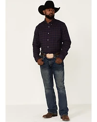 Cody James Core Brutus Dobby Geo Print Long Sleeve Button-Down Western Shirt