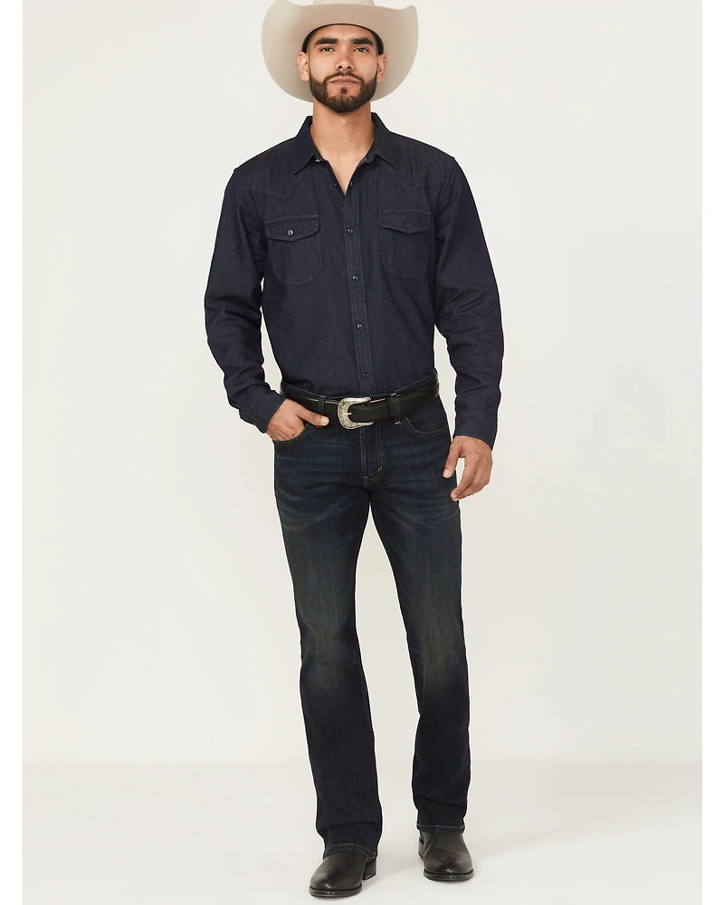 Cody James Black 1978™ Men's Jericho Wash Dexter Slim Bootcut Stretch Denim Jeans