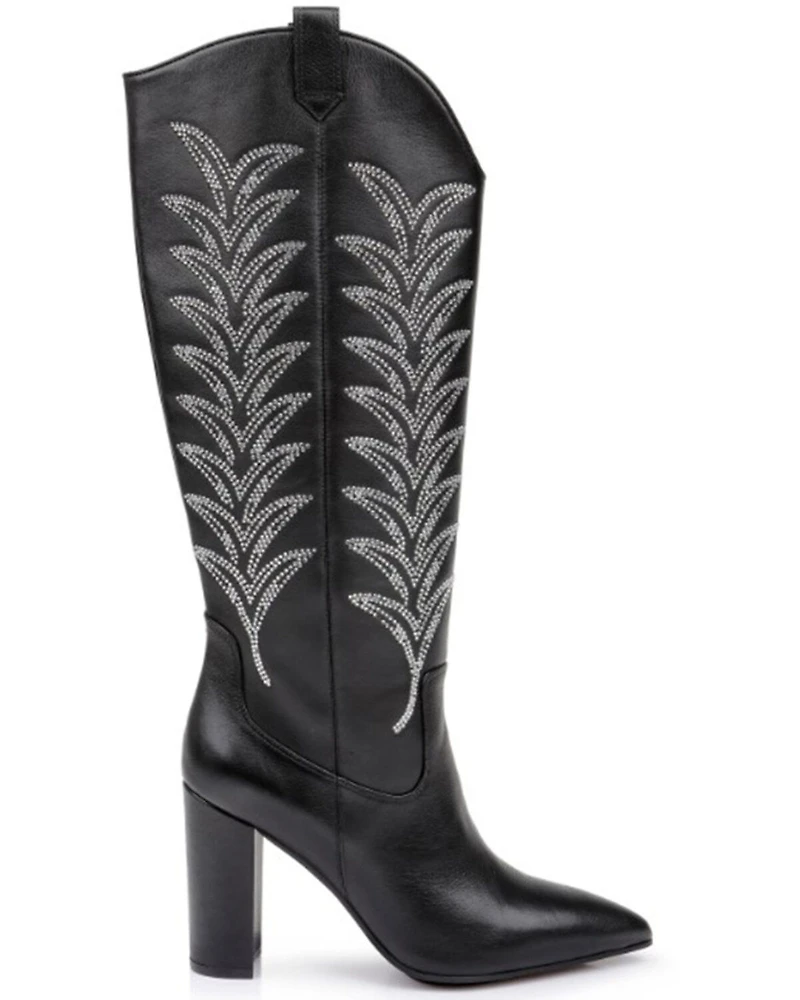 Daniel X Diamond Women's The Tall T Leather Western Boots - Snip Toe