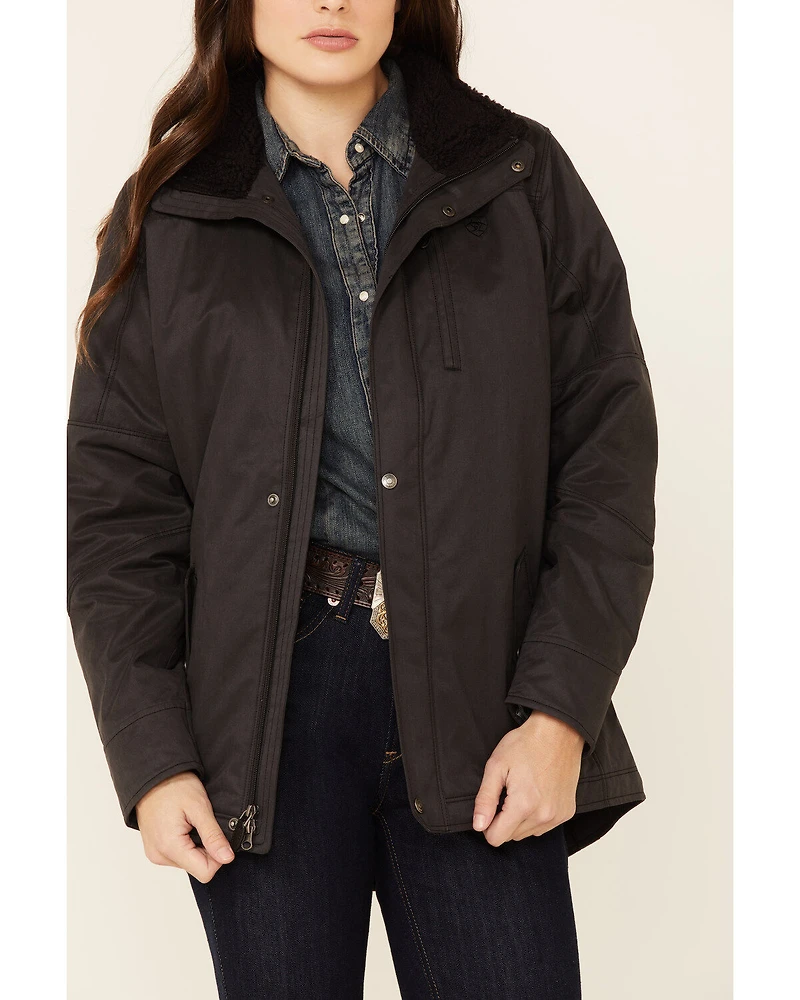 Ariat Women's Solid Grizzly Poly-Fill Canvas Jacket