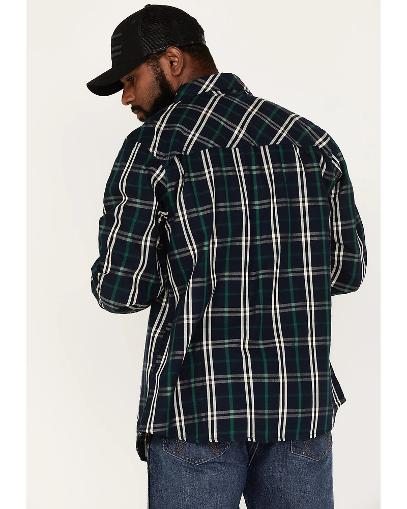 Resistol Men's Greeley Large Plaid Button Down Western Shirt
