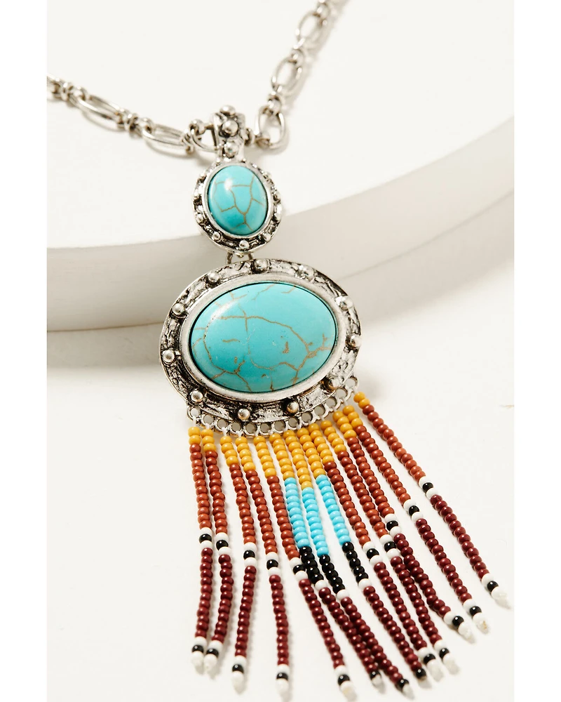 Shyanne Women's Frontier Antique Silver Necklace