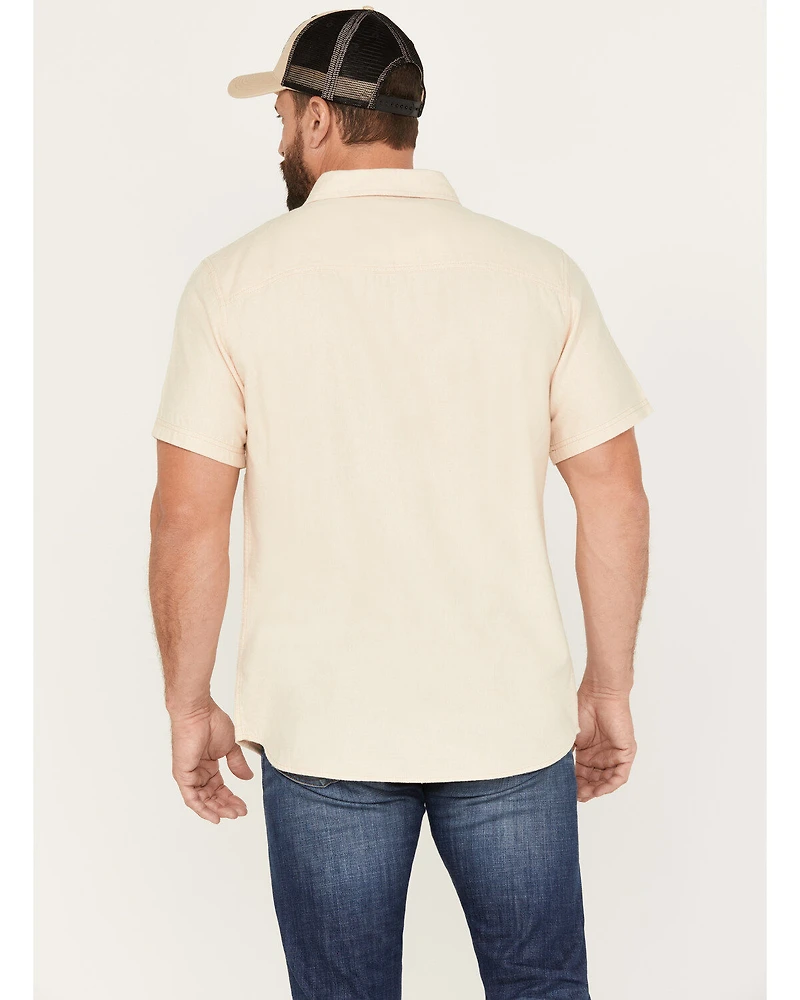 Brothers and Sons Men's Casual Short Sleeve Button-Down Western Shirt