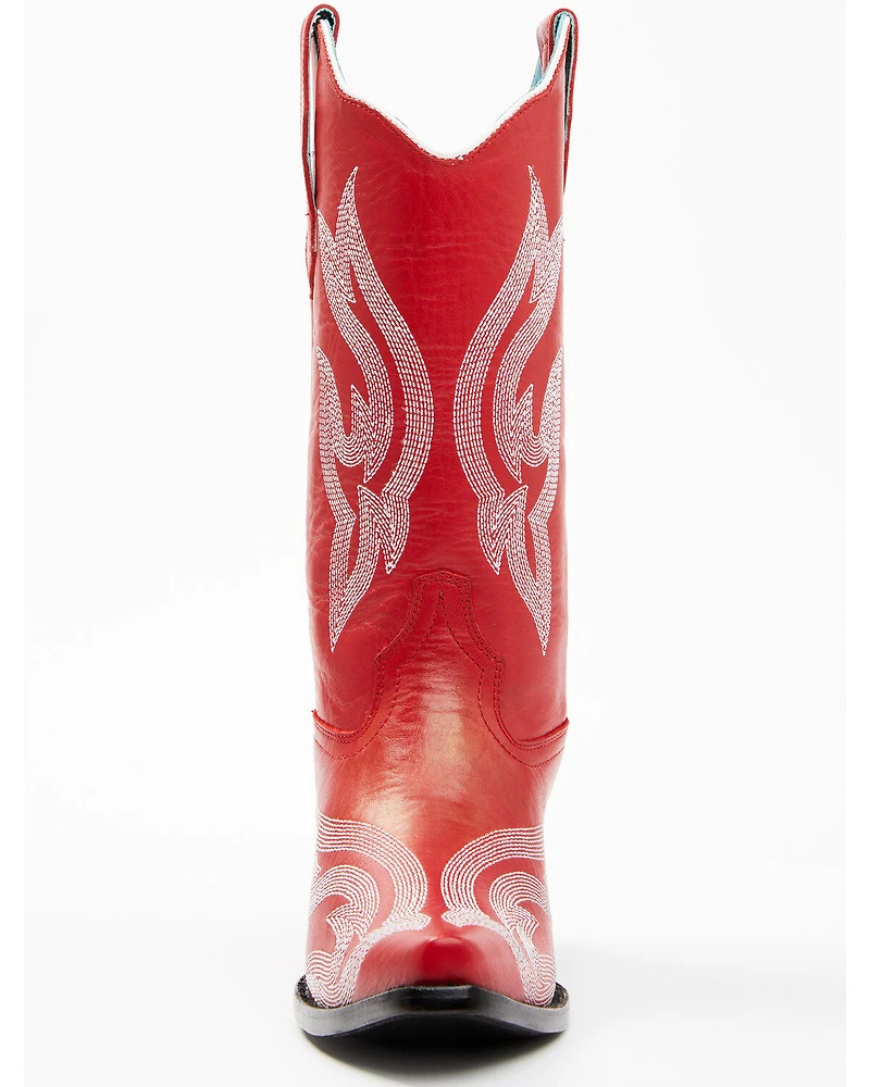 Planet Cowboy Women's Candy Cane Western Boots - Snip Toe