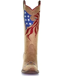 Circle G Women's Eagle Flag Embroidery Western Boots - Snip Toe