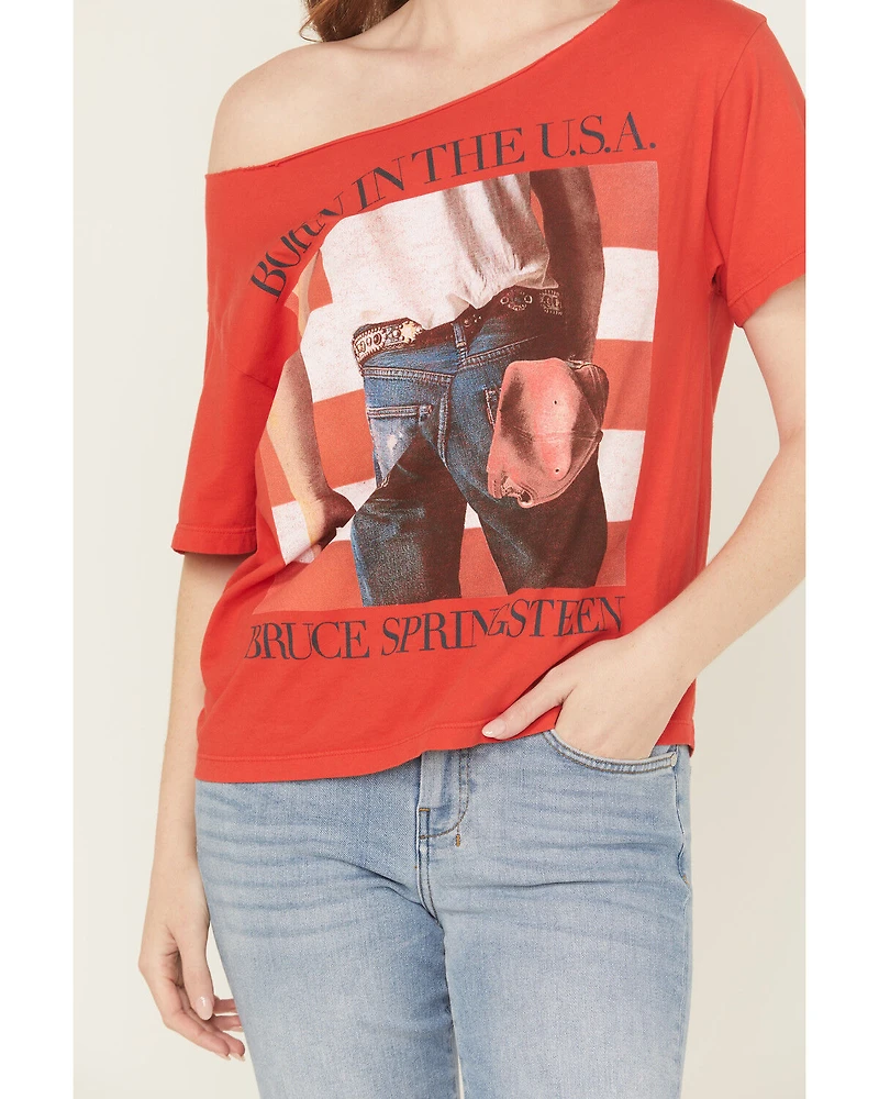 Day Dreamer Women's Bruce Springsteen Born The USA Short Sleeve Graphic Tee
