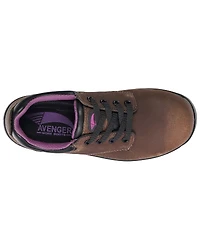 Avenger Women's Waterproof Oxford Work Shoes - Composite Toe