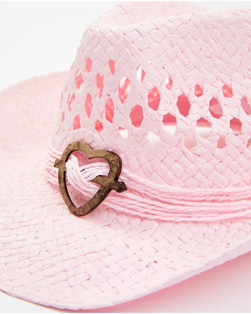 Shyanne Girls' Sweety Straw Western Hat