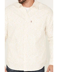 Levi's Men's Long Sleeve Circle Geo Print Western Shirt