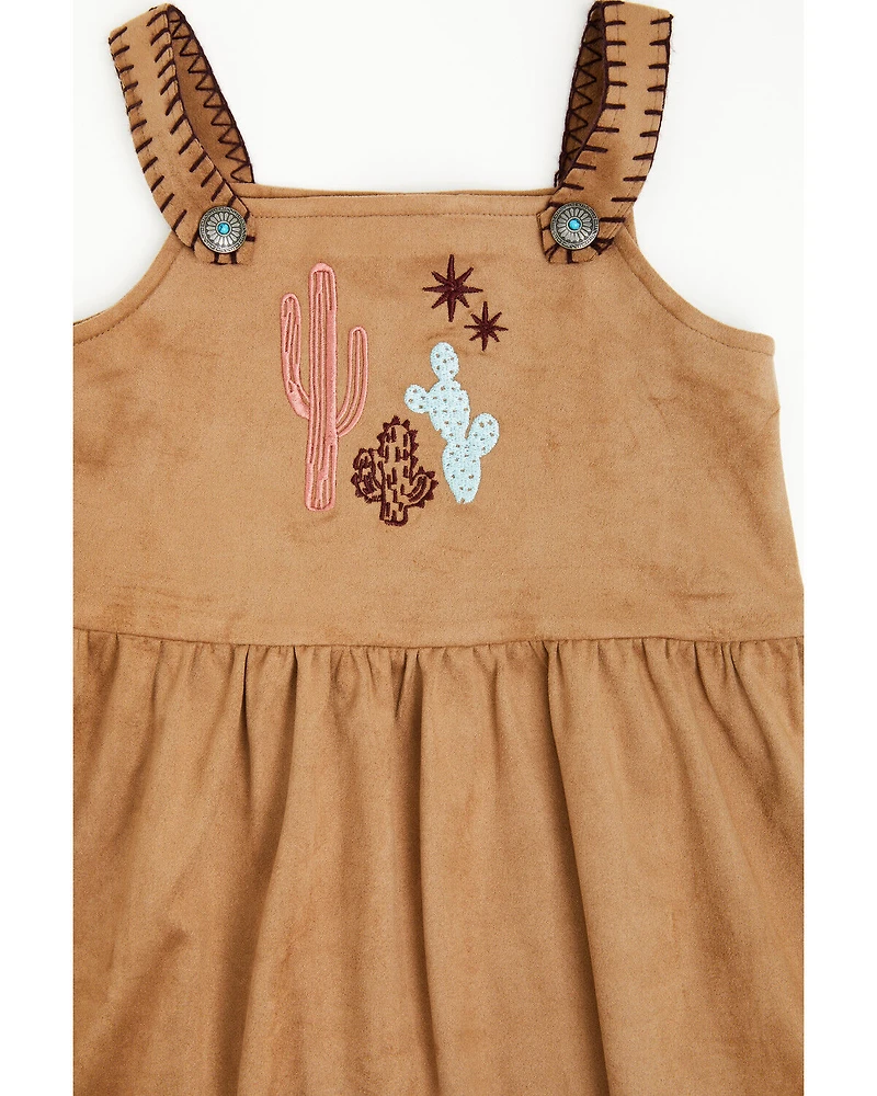 Shyanne Toddler Girls' Emelin Embroidered Faux Suede Skirtall