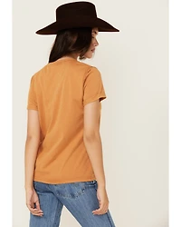 Blue B Women's Western Motif Short Sleeve Graphic Tee