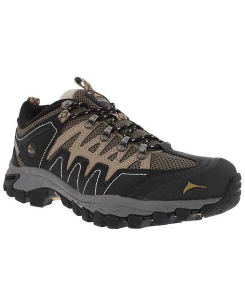 Pacific Mountain Men's Dutton Low Lace-Up Waterproof Hiking Shoes - Round Toe