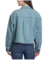 Roper Women's Button-Down Cropped Denim Jacket