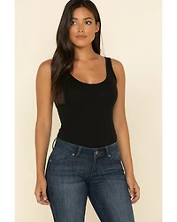 Wrangler Women's Dark Wash Straight Leg Jeans