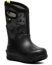 Bogs Boys' Neo Classic Camo Waterproof Boots - Round Toe