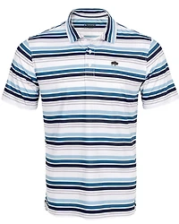 Mountain Khakis Men's Roan Striped Print Short Sleeve Polo Shirt