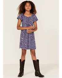 Shyanne Girls' Ditsy Floral Flowy Dress