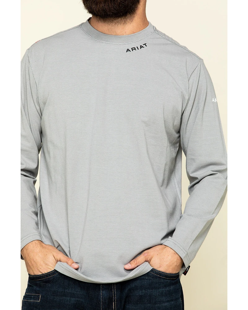 Ariat Men's FR Base Layer Long Sleeve Work T-Shirt - Tall