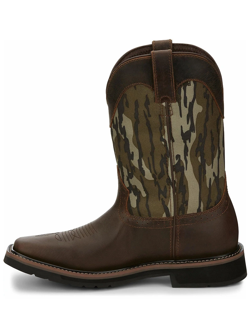 Justin Men's Trekker Waterproof Western Work Boots - Soft Toe
