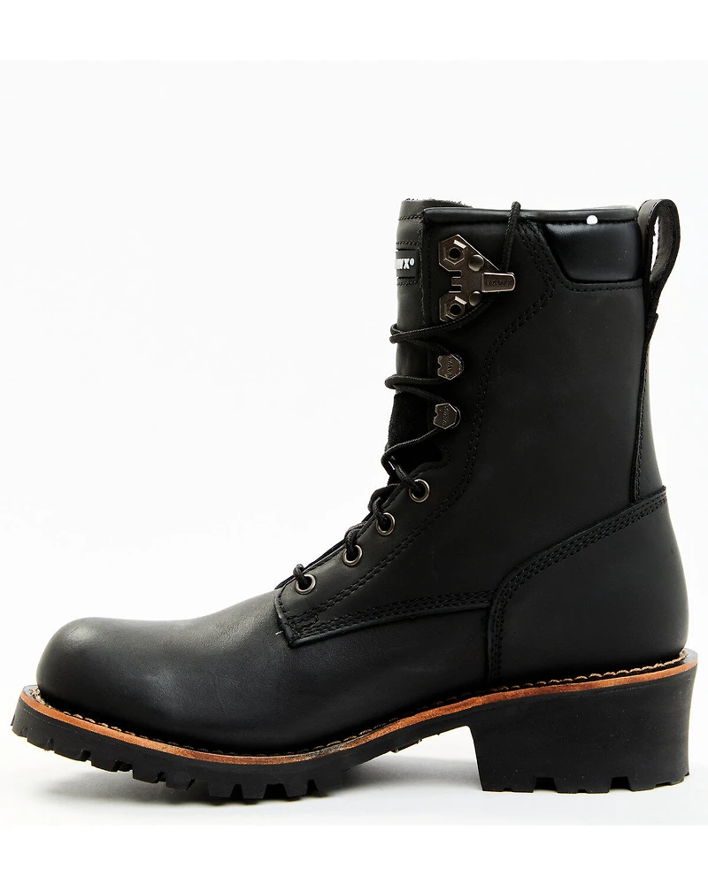 Hawx Men's 8" Logger Work Boots - Soft Toe