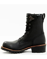 Hawx Men's 8" Logger Work Boots - Soft Toe