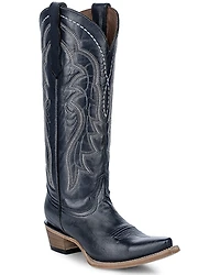 Circle G Women's Embroidered Tall Western Boots - Snip Toe