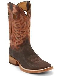 Justin Men's Caddo Stone Western Boots - Broad Square Toe