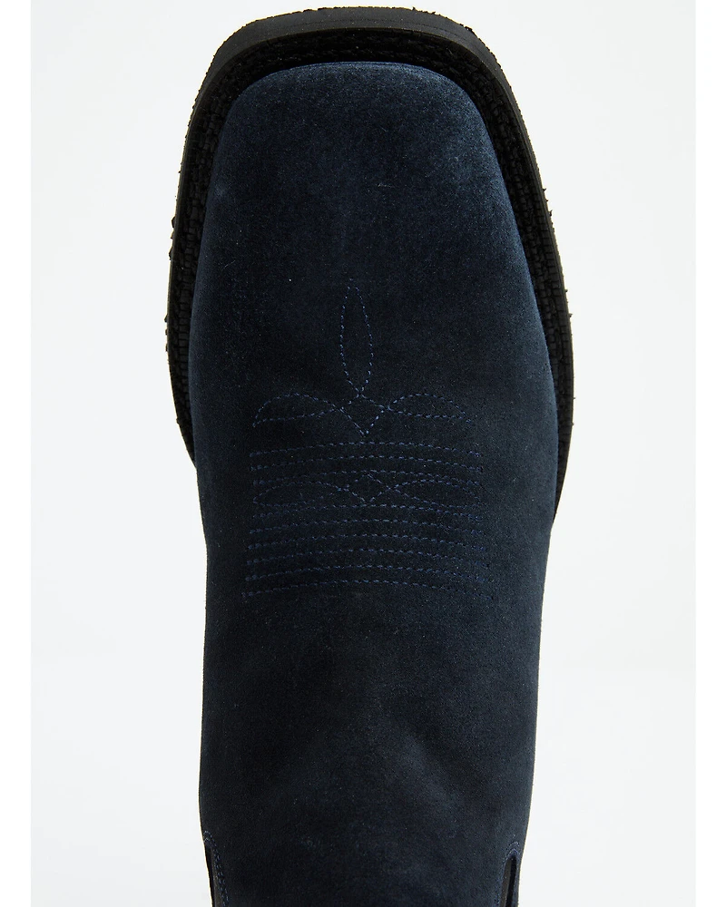 Laredo Men's Cambridge Suede Western Ankle Boots - Broad Square Toe