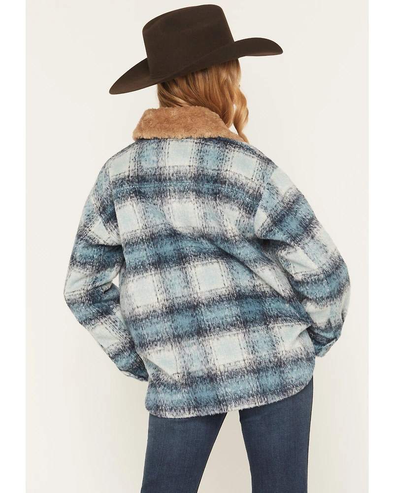 Shyanne Women's Sherpa Collar Shacket