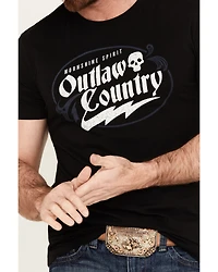 Moonshine Spirit Men's Country Bolt Short Sleeve Graphic T-Shirt