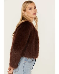 Shyanne Women's Fluffy Faux Fur Coat
