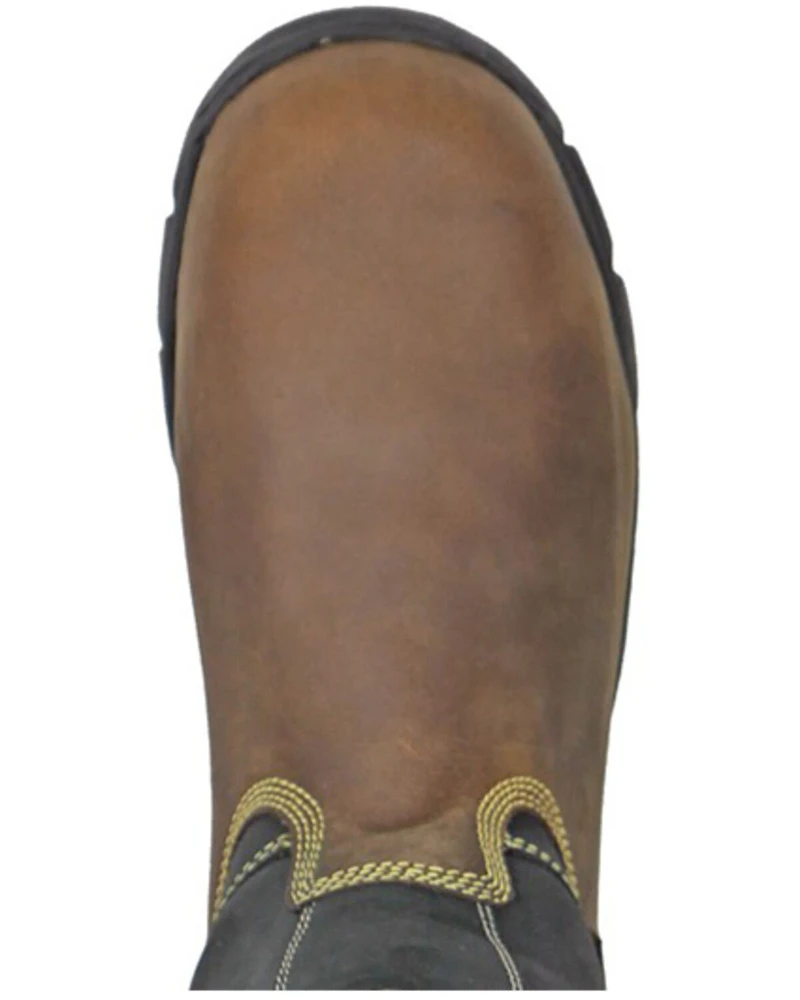 Hoss Men's Slag Waterproof Metguard Wellington Work Boots - Composite Toe